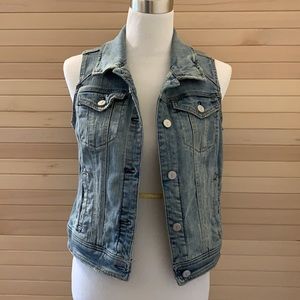Anthropologie Pilcro Denim Vest